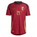 Maglie da calcio Belgio Timothy Castagne #21 Prima Maglia Europei 2024 Manica Corta